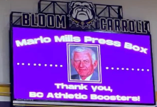 BC Athletic Boosters Honors Marlo Mills 
