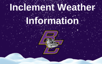 Inclement Weather Info 