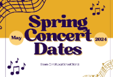 Spring Music Concert Dates