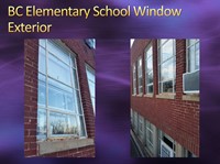 BC Elementary School Window Exterior View