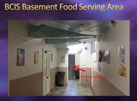 BCIS Basement Food Serving Area