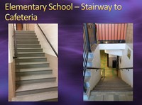 Elementary School-Stairway to Cafeteria