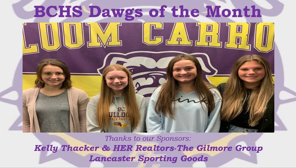 October Students of the Month