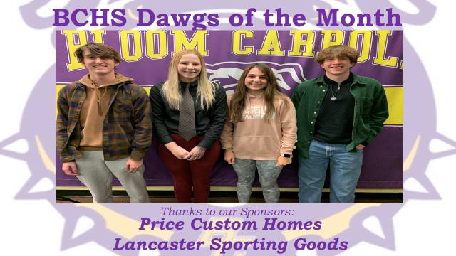 November DAWGS of the Month