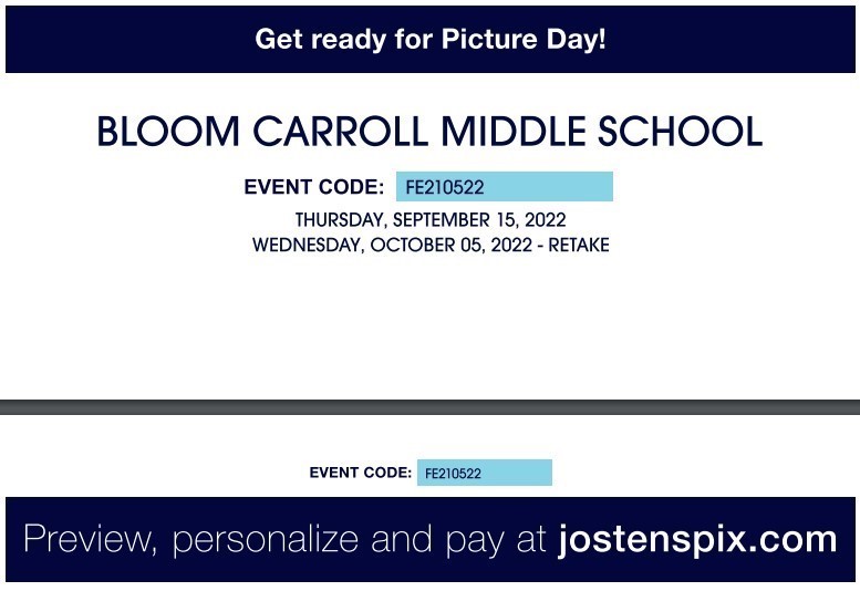 Picture Day September 15