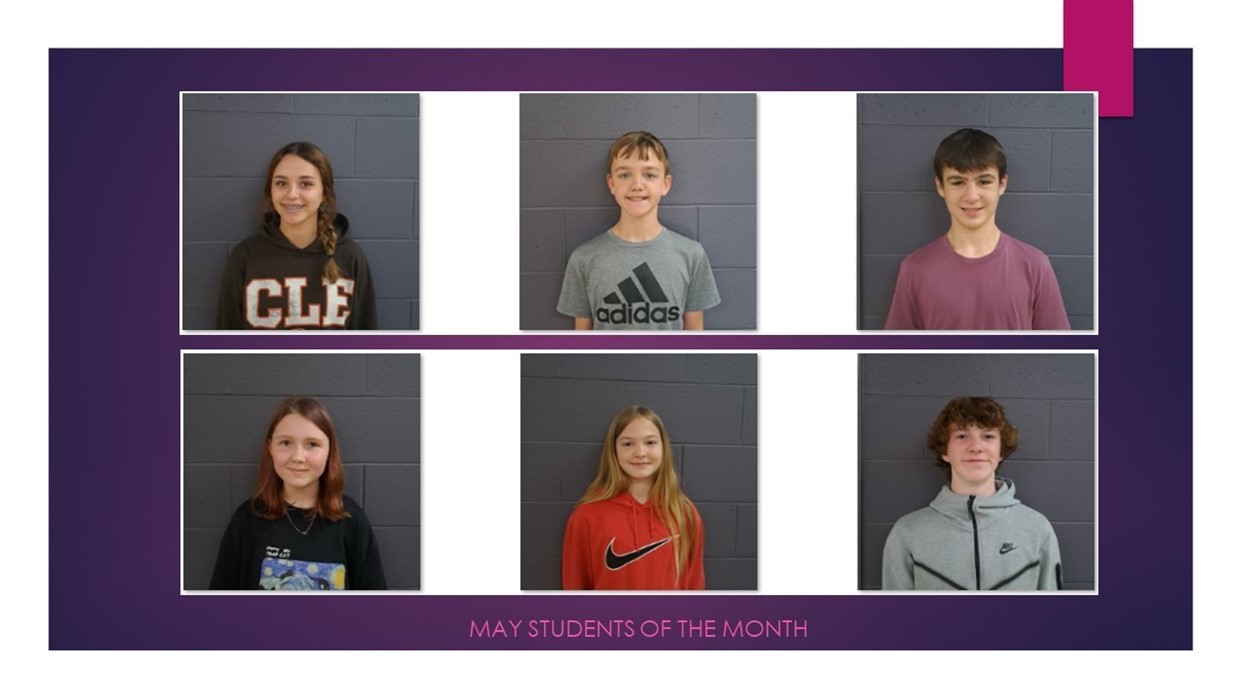 May Students of the Month