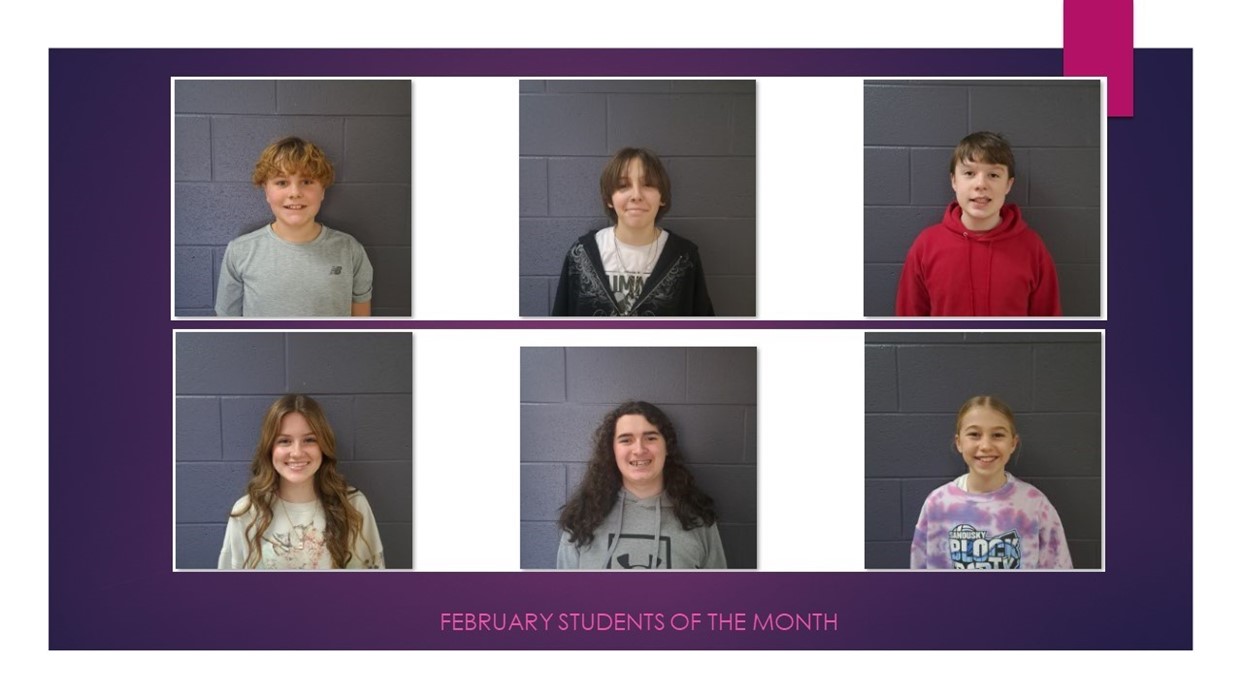 February Students of the Month